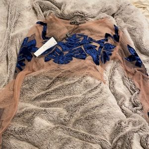 Never worn For Love and Lemons see through top.